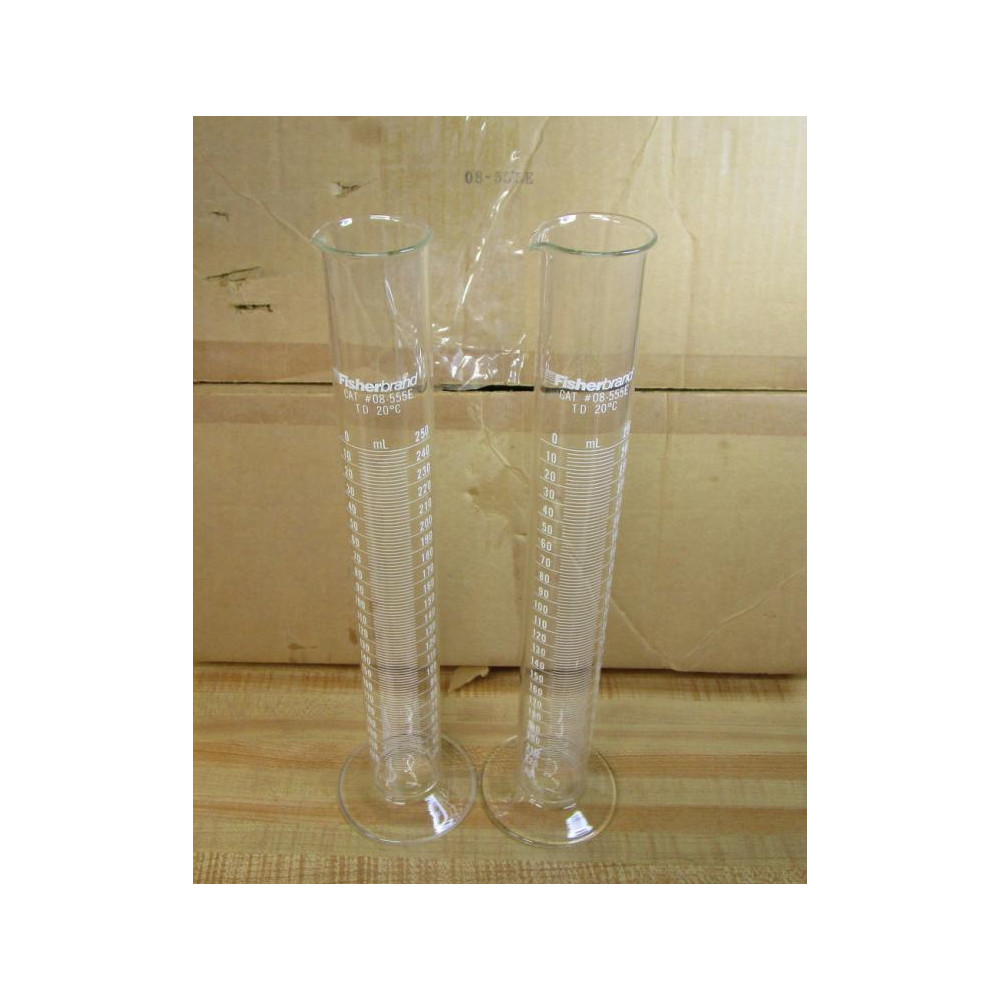 Fisherbrand 08-555E Graduated Cylinder 08555E (Pack of 2)