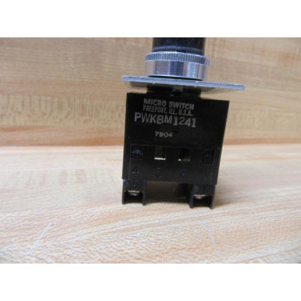 Micro Switch PWKBM1241 Keyed Selector Switch 2 Pos - Used