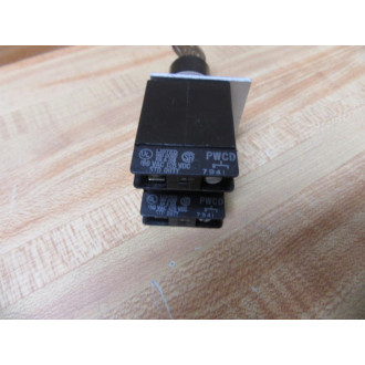 Micro Switch PWKBM1241 Keyed Selector Switch 2 Pos - Used