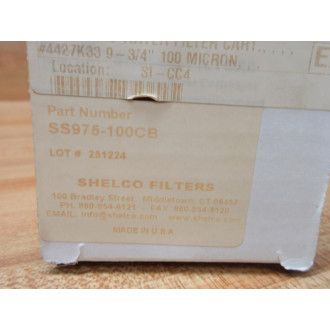 Shelco Filters SS975-100CB Filter SS975100CB