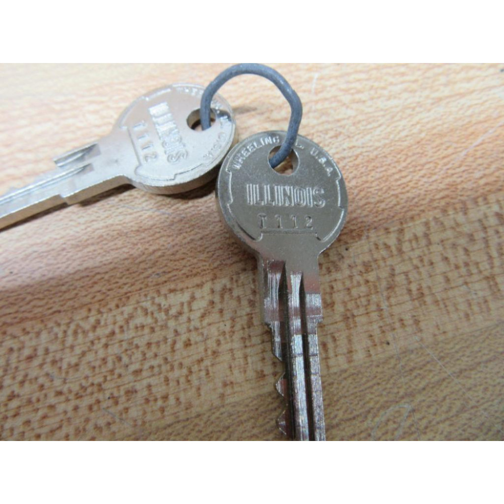 Micros Open Key Micro Switch PWKBM1241 Keyed Selector Switch 2 Pos (2) T112 Keys