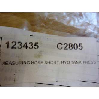 123435 Measuring Hose Tank Press C2805 12.5" L - New No Box