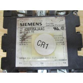 Siemens 42EF35AJAAC Definite Purpose Contactor - Used