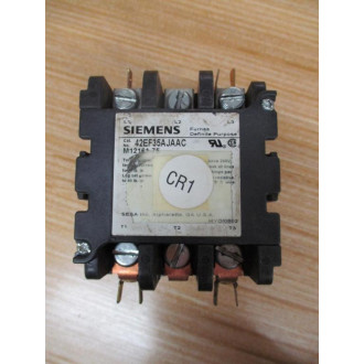 Siemens 42EF35AJAAC Definite Purpose Contactor - Used