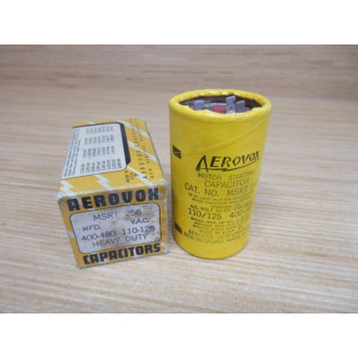 Aerovox MSRT 256 Capacitor 400-480 MFD 110-125 VAC