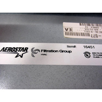 Aerostar 16451 Air Filter Unit 24"x24"x12"