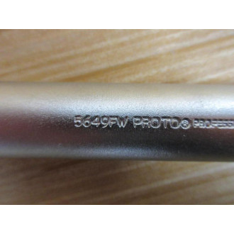 Proto 5649FW Square Ratchet Box Wrench - New No Box