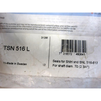 SKF TSN 516 L Seal Kit TSN516L