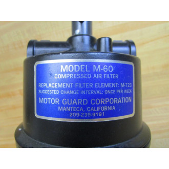 Motor Guard M-60 Compressed Air Filter  M60 - New No Box