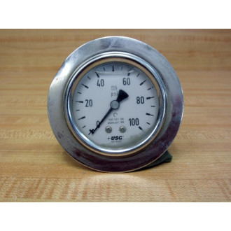 Ametek USG KI.1.6 2.5" Flange Filled Pressure Gauge KI16 - New No Box