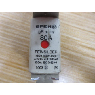 EFEN 35024.0050 80A Fuse 350240050 - New No Box