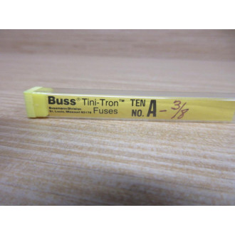 Bussmann A-38 Buss Tini-Tron 38A Fuse A38 (Pack of 10)