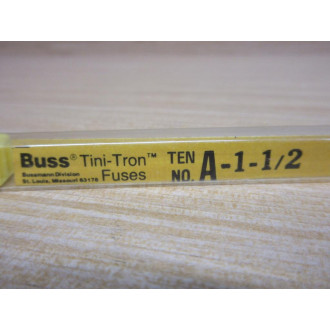 Bussmann A-1-12 Buss Tini-Tron 1-12A Fuse A112 (Pack of 10)
