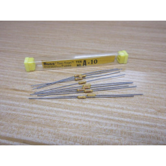 Bussmann A-10 Buss Tini-Tron 10A Fuse A10 (Pack of 10)