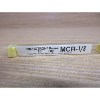 Cooper Bussmann MCR-18 Microtron 18A Fuse MCR18 (Pack of 10)