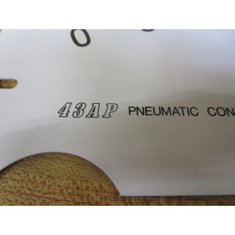 Generic 43AP Replacement Indicator Meter Legend Plate - New No Box