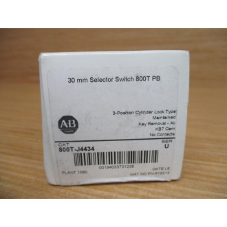 Allen Bradley 800T-J4434 Keyed Selector Switch