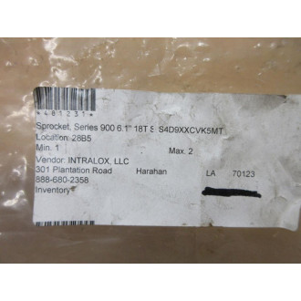 Intralox S4D9XXCVK5MT Sprocket D9CVK5-2