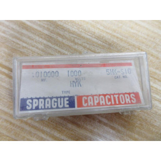 Sprague 5HK-S10 Capacitor 5HKS10 0.010000 MF 1000V (Pack of 5)