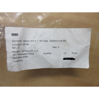 Intralox S4D9XXCVE7MT Sprocket 900-6.1