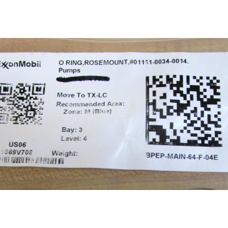 Rosemount 01151-0034-0014 Seal Kit 0115100340014 Metal O-Ring Only (Pack of 16)