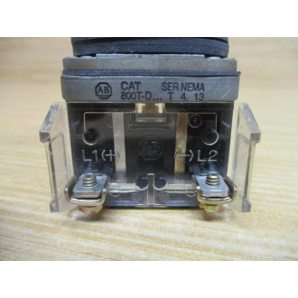 Allen Bradley 800T-D6A4 Push Button 800TD6A4 - Used