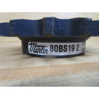 Martin 80BS19 2 Sprocket WKeyway 80BS192 - New No Box