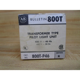 Allen Bradley 800T-P46 Pilot Light 800TP46 Red  800T-P46R