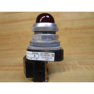 Allen Bradley 800T-P46 Pilot Light 800TP46 Red  800T-P46R