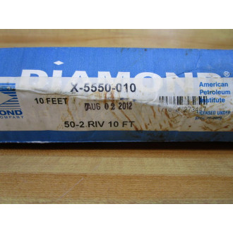 Diamond X-5550-010 Roller Chain 50-2.RIV 10 FT