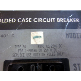 Square D FA34020 20A 3P Molded Case Circuit Breaker - New No Box