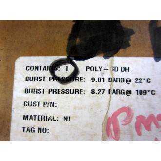 Fike POLY-SD DH 1" Rupture Disc POLYSDDH