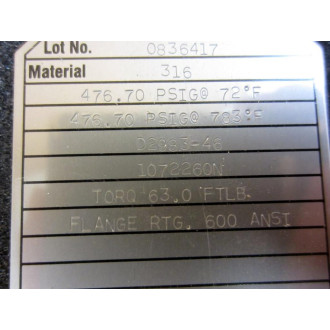 Fike MRK-5 1" Rupture Disc  MRK5