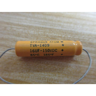 Sprague TVA-1409 Atom Capacitor TVA 1409 150VDC 16UF (Pack of 4) - New No Box