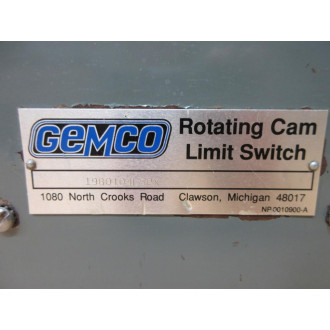Gemco 1980104LSPX Rotating Cam Limit Switch - Used