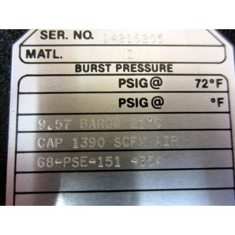 Fike POLY-SD 1" Rupture Disc POLYSD
