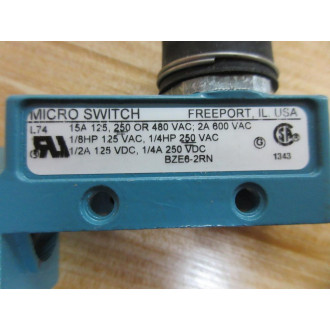 Micro Switch BZE6-2RN Limit Switch  BZE62RN Operator Only - New No Box