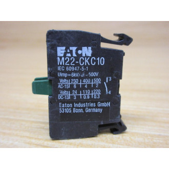 Eaton Moeller M22-CKC10 Contact Block M22CKC10 - New No Box