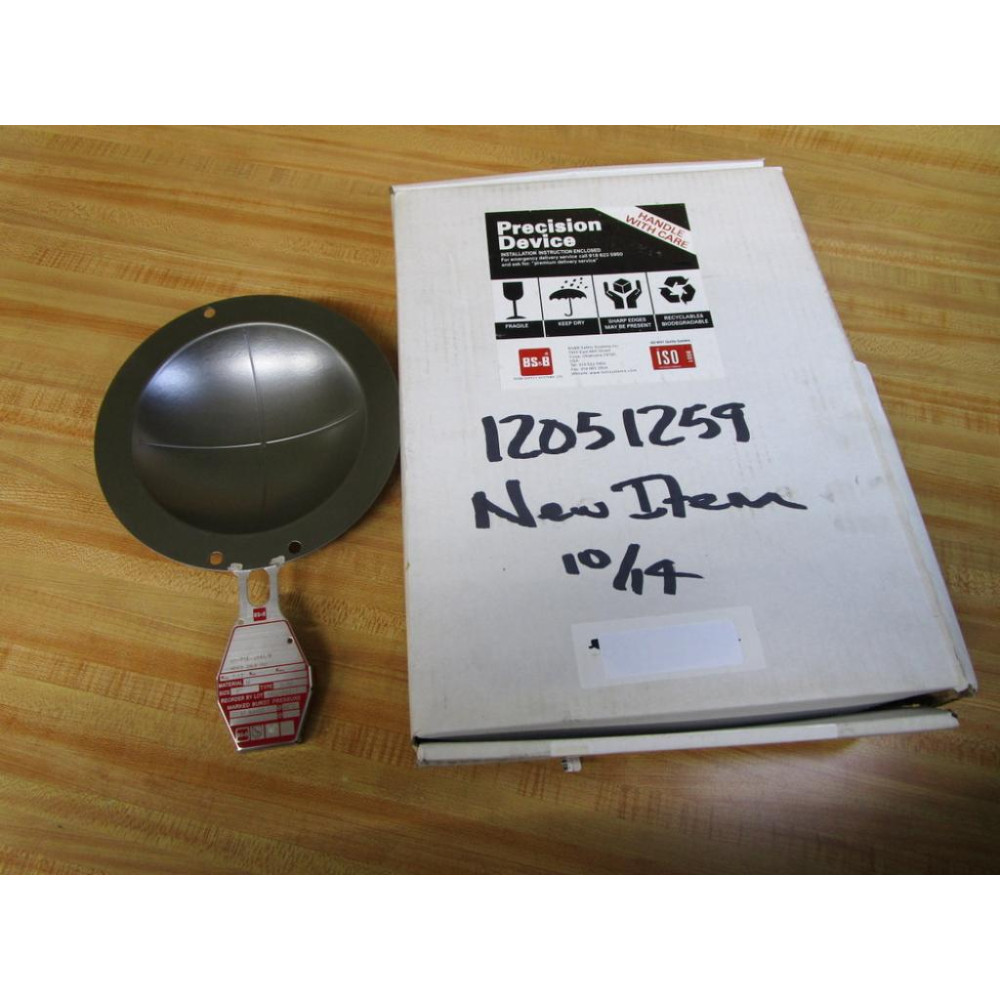BS&B Safety Systems 14005862-1 6" Rupture Disc S-90
