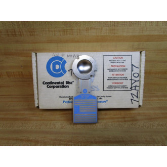 Continental Disc 8001386A 1" Rupture Disc MINTRX