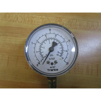 Trerice D18078 2.5" Gauge 860B 0-20 in.H2o