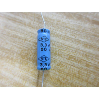 NTE 3.3µF 50V Capacitor 9131 (Pack of 10) - New No Box