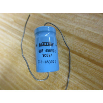 Mallory TC697 Cornell Dubilier Capacitor 4UF 450VDC - New No Box
