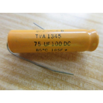 Sprague TVA-1345 Capacitor TVA 1345 4µF 100DC (Pack of 4) - New No Box