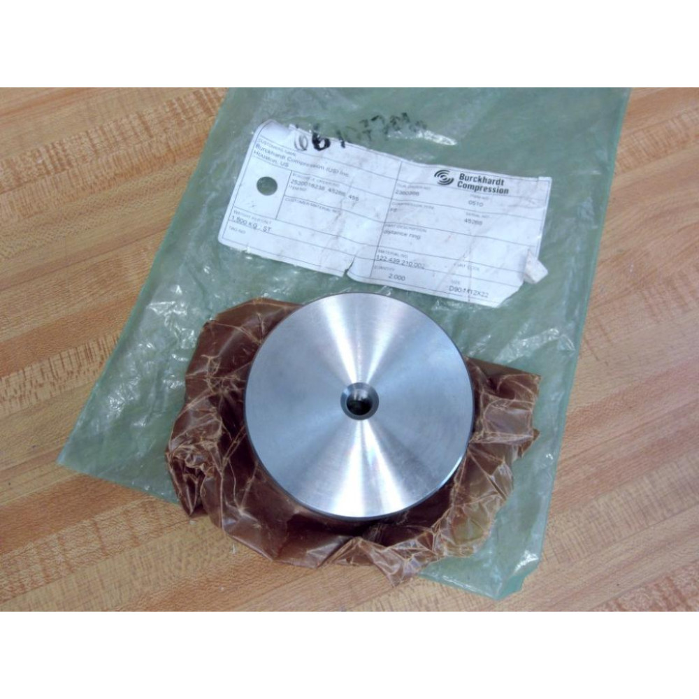 Burckhardt Compression 0510 Distance Ring 122-439-210-002 - New No Box Burckhardt Compression 0510 Distance Ring 122-439-210-002 - New No Box