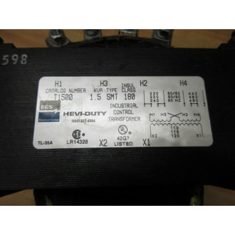 Hevi-Duty T1500 Industrial Control Transformer - Used