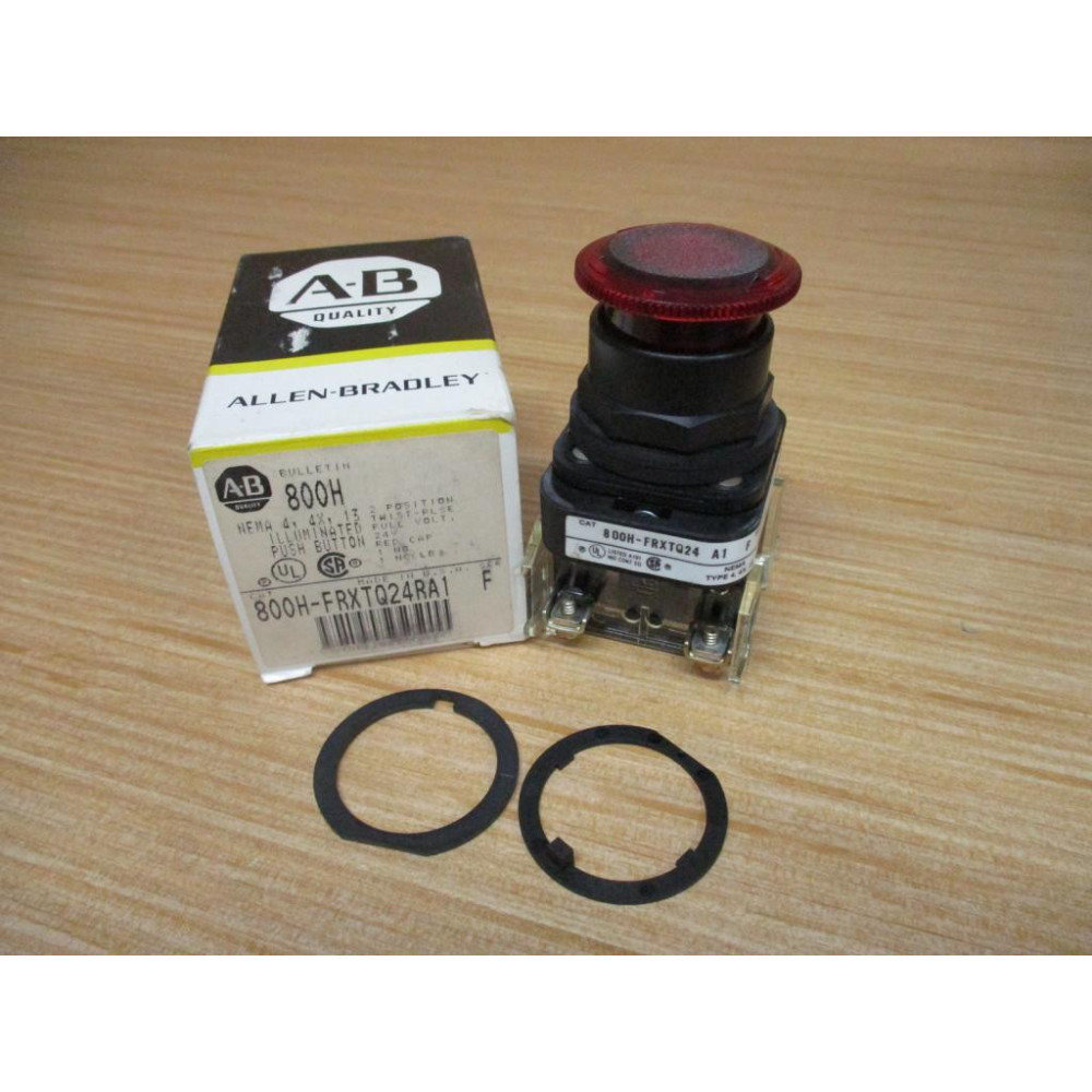 Allen Bradley 800H-FRXTQ24A1 Illuminated Push Button Allen Bradley 800H-FRXTQ24A1 Illuminated Push Button