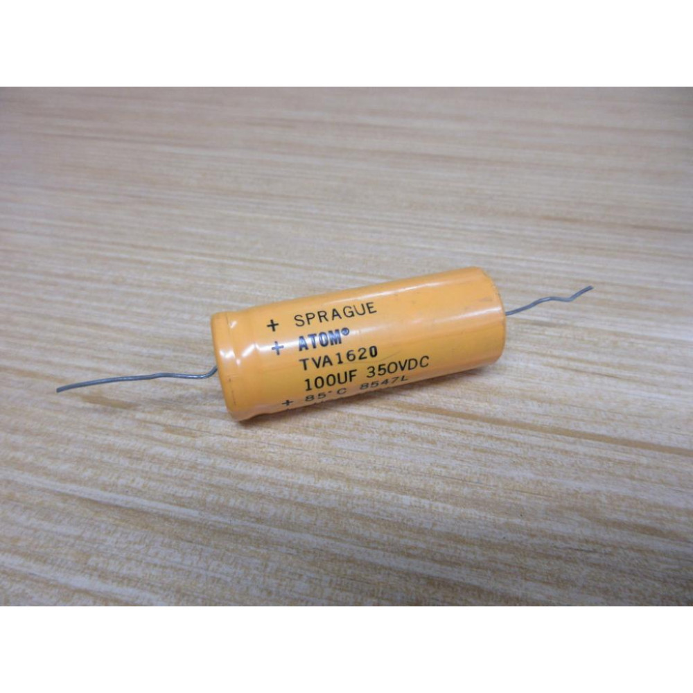 Sprague TVA-1620 Atom Capacitor TVA1620 100-UF 350VDC - New No Box