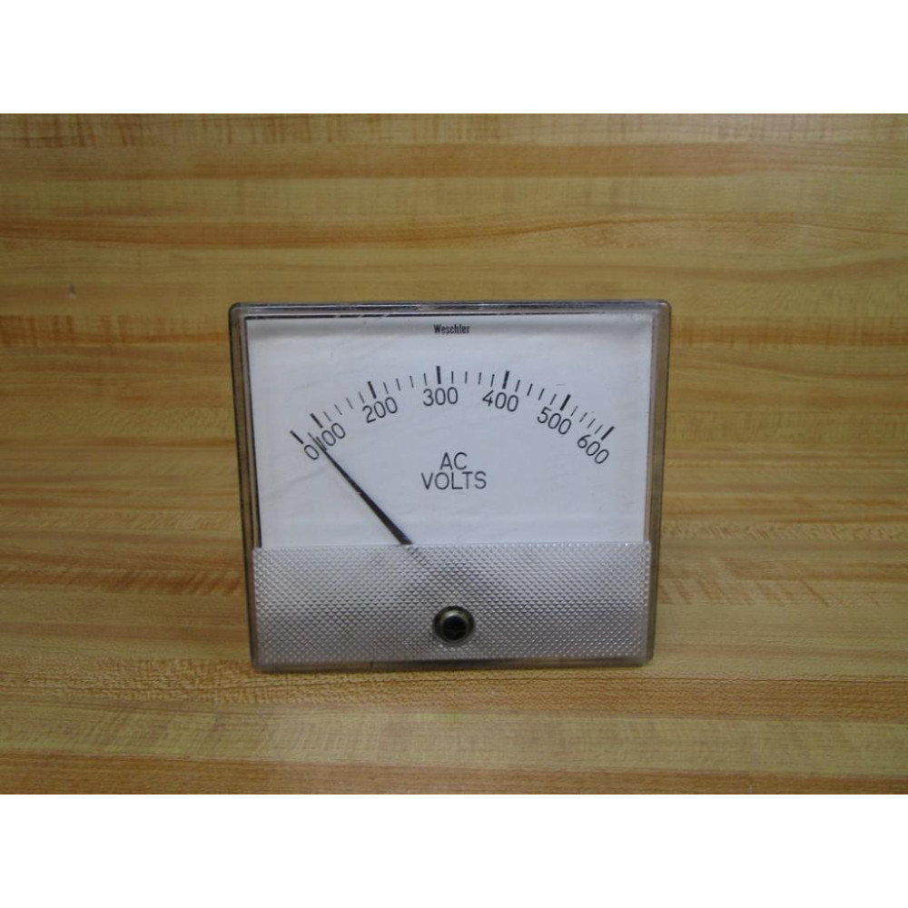 Weschler 606B931A25 Volt Meter GA372 ACV - Used