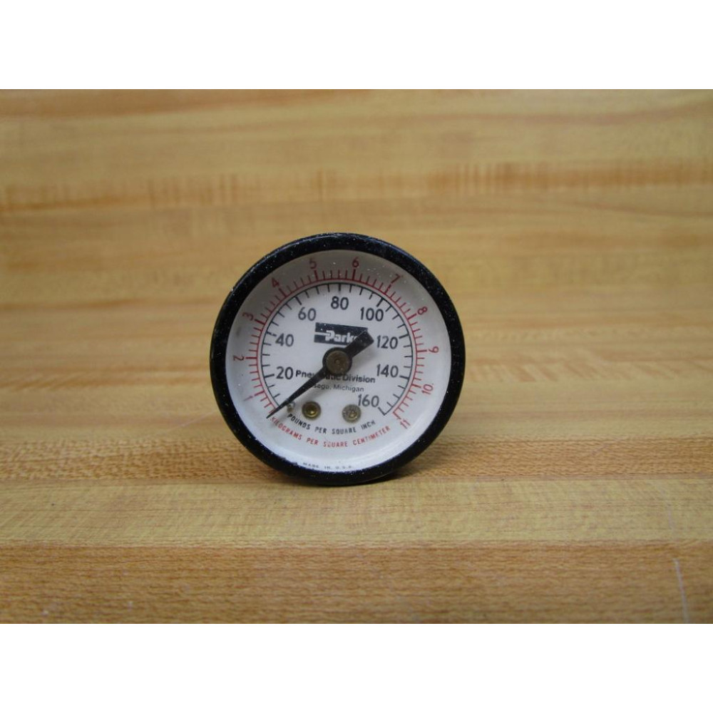 Parker 0-160PSI Pressure Gauge 0-160 - Used